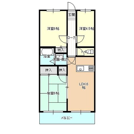 ＳＫＹ新庄の物件間取画像